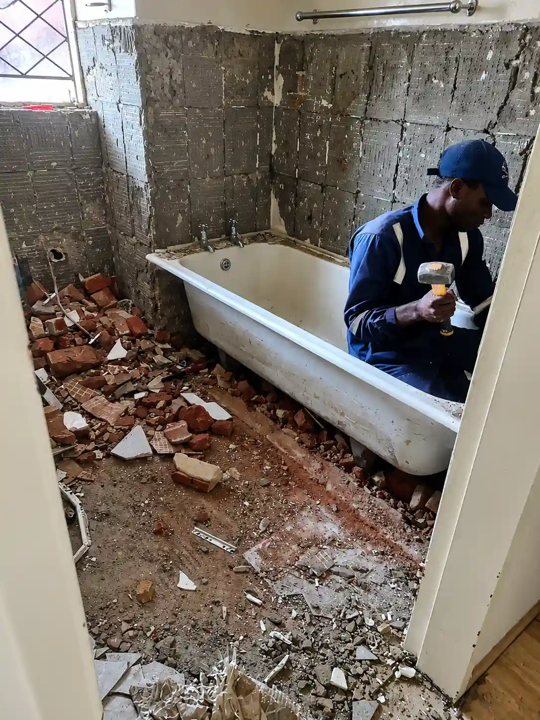 Old carpet before renovation in Kumalo