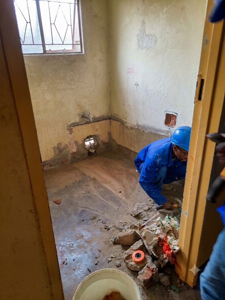Old carpet before renovation in Kumalo